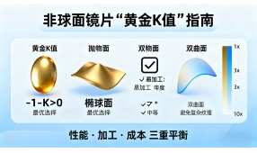 非球面“黄金K值”：为什么-1到0最省心？